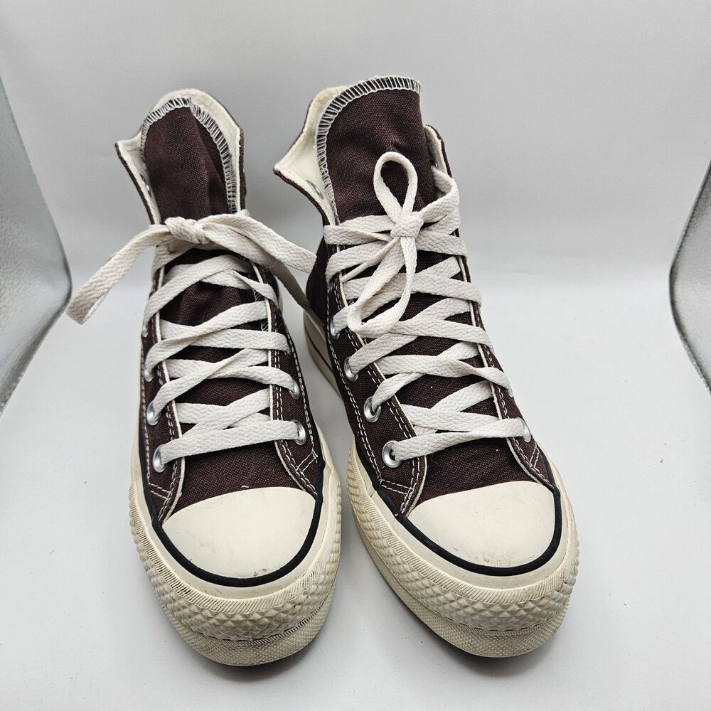 Converse All‎ Star Unisex Brown High Top Sneakers Skate Alternative Grunge M3 W5
